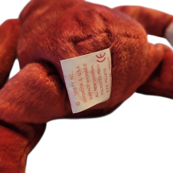 🐒🐵 RARE Ty Beanie Baby SCHWEETHEART Monkey w/ Poem Error (1999 Retired) - Picture 5 of 5